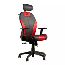 Silla Pc Gamer Genotype G-rise Roja Reclinable Color Rojo Material Del Tapizado Cuero Sintético