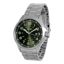 Relógio Orient Masculino Mbss1380 E2sx Prata Verde Aço