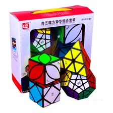 Box Cubo Mágico Profissional Qiyi Pyraminx Megaminx Skewb
