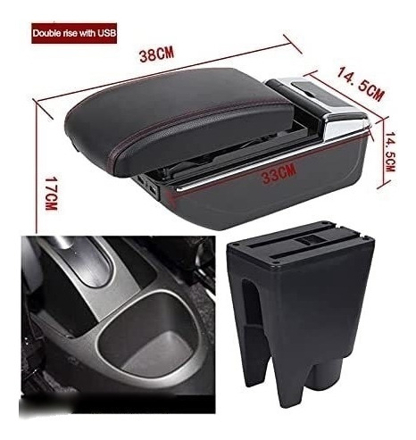 Caja De Reposabrazos De Coche Para Aygo Para Citroen C1 Foto 4