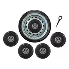 Jg 4 Calotas Tampa Roda Ferro Vw Aro 13 14 15 Amarok 4 Furos