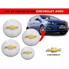 Kit De 4 Centros De Rin Chevrolet Aveo 52 Mm