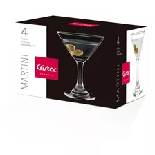Set De 4 Copas Martini 