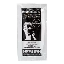 Heburn Black Mask Mascara Facial Peel Off X 1 Sobre 6 Grs