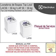 Manual Técnico Serviço Electrolux Lac16 E Lap16