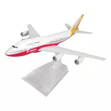 Avião Miniatura De Metal Boeing Colecionável Base Acrílico