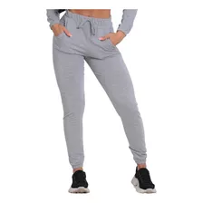 Calça Jogger Feminina Conceitto Modas Moletinho Skinny Alta 