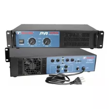 Amplificador Potência New Vox Pa-600 300w Rms Profissional