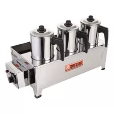 Esterilizador 3 Bules Café E Leite Inox Com Termostato 110v