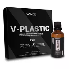 V-plastic Pro 50ml Vonixx Vitrificação Plásticos Automotivo