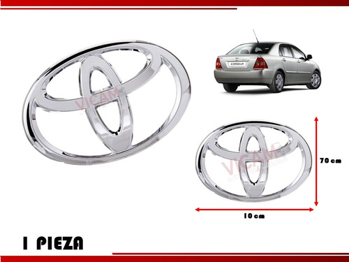 Emblema Toyota Corolla Para Tapa De Caja  2003-2008 Foto 3