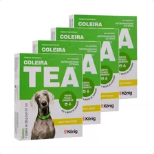 4 Coleira Antipulgas Tea 327 Para Cães E Gatos Porte Grande