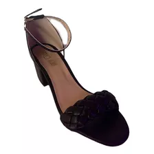 Zapatilla Negra Comoda Para Dama De Fiesta