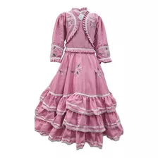 Vestido De Prenda Gaúcha Infantil