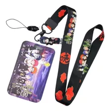 Portacredencial + Lanyard Naruto Akatsuki M2