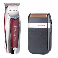 Combo Barber Belprof Patillera Trimmer + Afeitadora Shaver