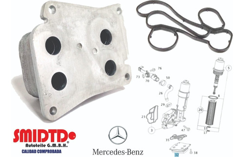 Enfriador Aceite Motor Mercedes-benz C230kompre Sedan 04-05 Foto 4