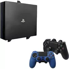 Kit Suporte De Parede Para Playstation 4 Pro E 2 Controles