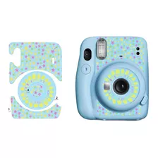 Adesivo Estrelas Para Câmera Instax Mini 11 - Fundo Azul