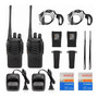 2 Radio Porttil Uhf, 5w De Potencia, Scrambler De Voz