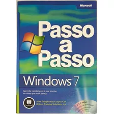 Livro - Passo A Passo Windows 7 Microsoft - Editora Bookman