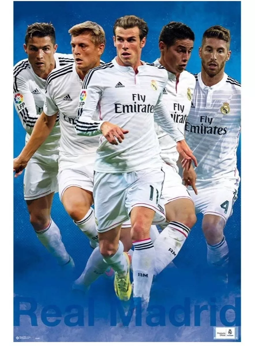Poster Original Real Madrid Jugadores 14/15 Er