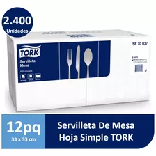 Servilleta De Mesa Tork Acolchada 33x33cm 12 Paq X 200un