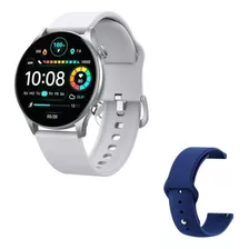 Relógio Smartwatch Haylou Solar Plus Prata + Pulseira Extra