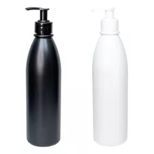 Kit Frasco 500ml - Válvula Pump 28mm - Preto E Branco