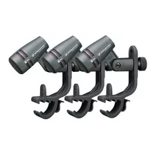 3 Pack Microfono Instrumento Sennheiser E 604 Color Gris Oscuro