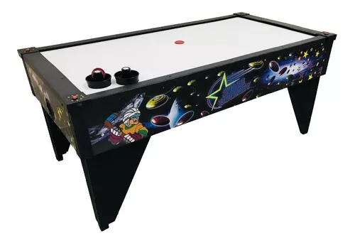 Mini Jogo Air Hockey De Mesa 71 cm Completo Portátil JH7056G - Tem