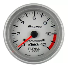 Tacometro Racing Para Moto 12v 12000rpm 80mm