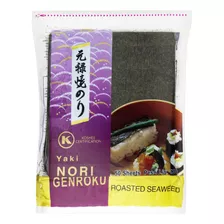 Alga Para Sushi E Temaki Yakinori Genroku Shinsen 125g 50 Unidades