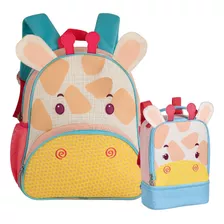 Kit Mochila Clio Pets Lancheira Escolar Passeio Lançamento