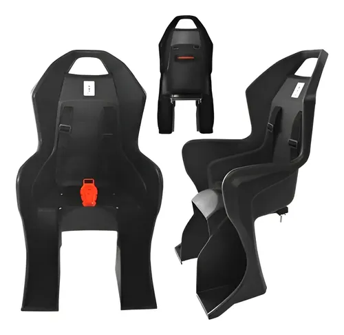 Silla De Niños Trasera Para Bicicletas Hasta 20 Kgs. Negro