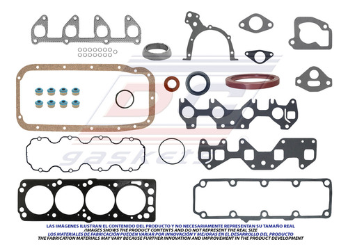 Juego De Juntas Chevrolet Chevy Monza 1.6l Sohc 1998-2002 Foto 2