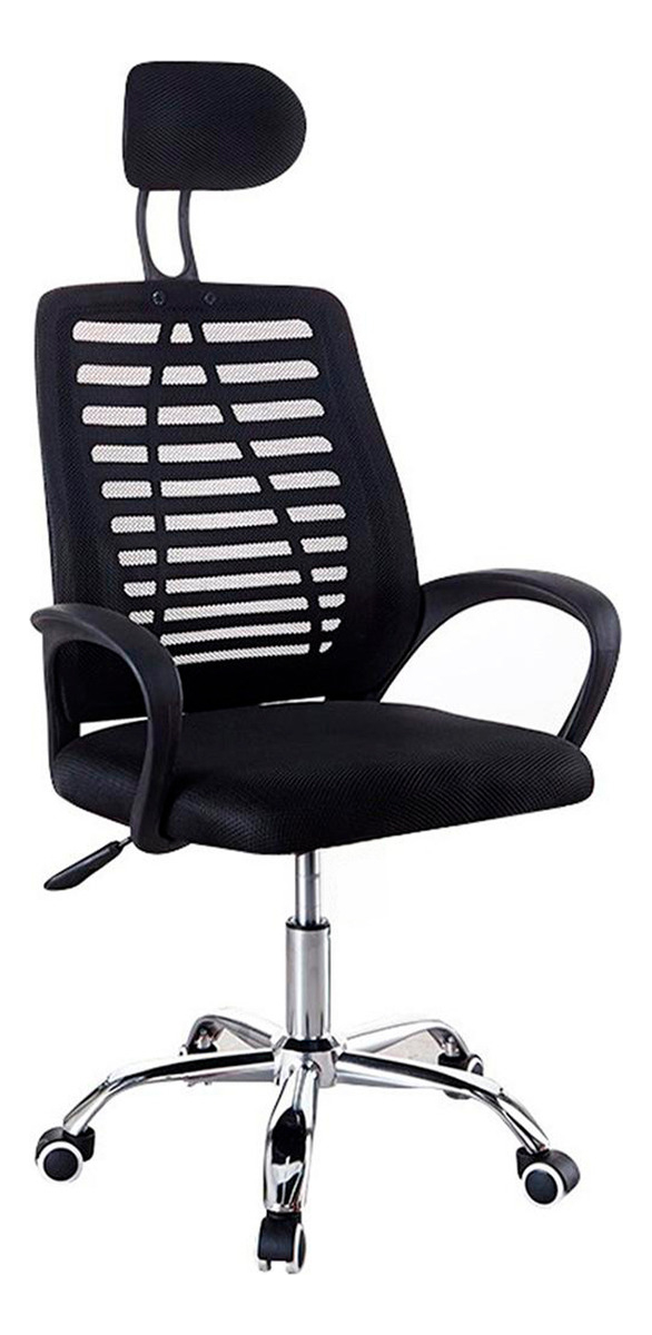 Silla Escritorio Ergonomica Oficina Pc Sillon Negro Mesh Material Del Tapizado Tela/mesh