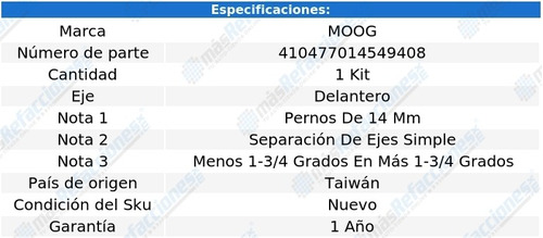 Kit Ajuste Camber Del Moog Mazda Cx-7 11 Al 12 Foto 4