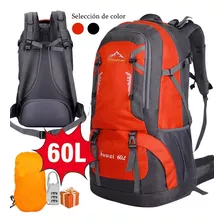 Mochila Impermeable De 60 L Para Senderismo, Montañismo, Etc