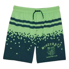 Short De Playa Minecraft Traje De Baño Niños Upf 50+ *sk