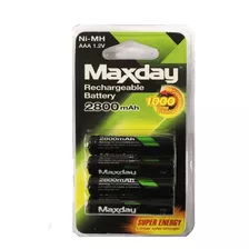 Pilas Recargable A.a.a Pack X4 2800 Mah