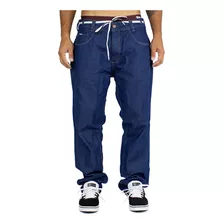 Calça Jeans Escuro Masculina Hocks Skate Fixa Large Original