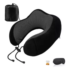 Almohada Cojín De Cuello Para Viaje Cómodo 100% Memory Foam