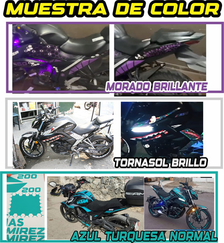 Kit Stickers Reflejantes Vento Cyclone 200 Sport Calcomanias Foto 8