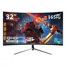 Monitor Gamer Curvo Fyhxele Fy32qhd165 Led 32 Negro 100v/240v