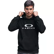 Casaco De Frio Moletom Oakley Tecido Premium Blusa Estampada