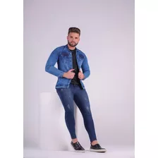 Blazer Masculino Slim Elastano 12x Sem Juros Frete Grátis 