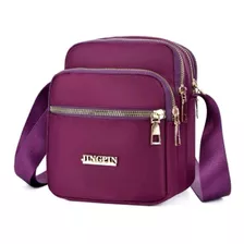 Bolsa Feminina Impermeável Nylon Ombro Transversal Pequena