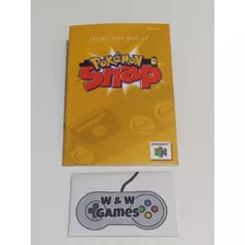 Pokémon Snap - Manual Original - Nintendo 64
