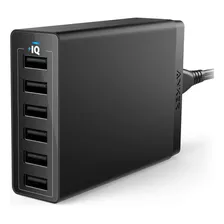 Estación De Carga Usb De 60 W Y 6 Puertos Usb Múltiple Power